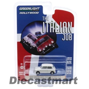 Greenlight 1:64 The Italian Job 1967 Austin Mini Cooper S 1275 MkI Blanco 44880C - Imagen 1 de 1