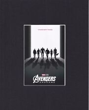 8X10" Matted Print Movie Poster Art Picture Film: Avengers, Endgame, Marvel