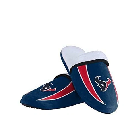 Houston Texans NFL Mens Sherpa Slide Slippers - S Cover