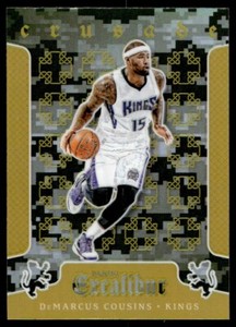 2016-17 Panini Excalibur Crusade Camo DeMarcus Cousins Sacramento Kings #4