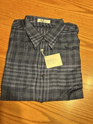 Camisa de vestir Mondo Di Marco para hombre talla grande hecha en Italia Foto 1 de 4