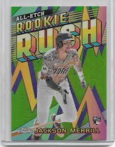 2024 Topps Chrome Update Jackson Merrill All-Etch Rookie Rush RC #CAERU-4 - Picture 1 of 1