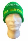  FIRST RESPONDER Beanie / Woolly Hat (LIGHT GREEN) AMBULANCE  St John MEDIC EMT 