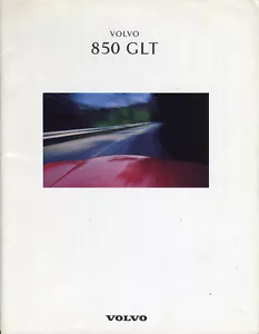 Volvo 850 GLT 1992 UK market full colour sales brochure - Picture 1 of 1