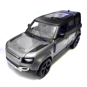 Bburago 1:24 Diecast 2022 Land Rover Defender 110 Silver - Scale Model Toy Car - Picture 1 of 6
