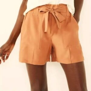 Nine West High Waisted Tie Front XL Shorts