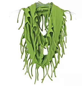 MOONSHINE toller Fransen Loop Schal Kette Halsband Baumwolle pistazie - Bild 1 von 2