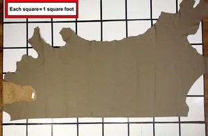 Light Coffee Upholstery Leather Cow Side, 24.9 Square Feet, Beautiful 4 oz. Hide - Picture 1 of 5