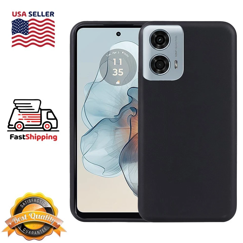 Funda Protectora TPU Silicona Antigolpes Alimentación Para Motorola Moto G24 Cubierta Suave Foto 1 de 4