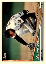 1994 Topps Baltimore Orioles Baseball Card #571 David Segui