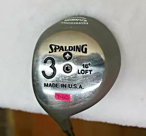 //NEW GRIP - Spalding - Cannon 16* #3 FW - LH - Men's - Medium - Steel #740 - Picture 1 of 12