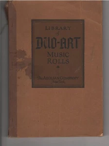 1924 Library of Duo-Art Music Rolls The Aeolian Co. Catalog Reproducing Piano - Picture 1 of 3