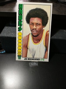 1976-77 Topps - #37 Joe Meriweather (RC) very nice !!