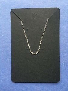 New Womens Sterling Silver Necklaces Chain 15 inch Rombo Vintage Antique Jewelry