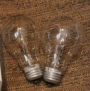 2 Philips Clear 40W Replacement A19 Bulbs Made In India B119• - Picture 1 of 4