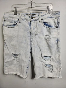 American Eagle Outfitters Extreme Flex Größe 30 Distressed gebleicht Jeansshorts - Bild 1 von 17