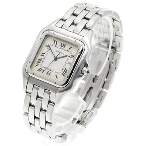 CARTIER W25032F5 Panthere LM Date Quartz Men's #C409 - Picture 1 of 6