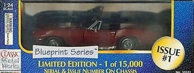 1967 CLASSIC METAL WORKS CORVETTE ROADSTER L71 BLUEPRINT SERIES 1/24 - Image 1 of 3