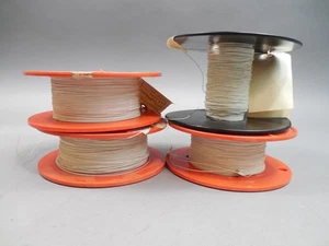 Raychem 44/7006-28-9 Silver Wire 28 Gauge AWG 2,000 ft Plus, Multiple Spools  - Picture 1 of 4