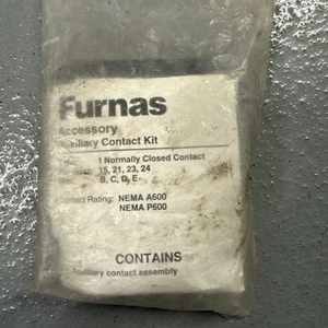 NEW. FURNAS SIEMENS AUX CONTACT ASSEMBLY SERIES F, CAT# 49ACR0 ... ZM-40 - Picture 1 of 2