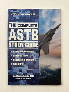 The Complete ASTB Study Guide Aegis Group 2017 Military Test Prep Softcover Book - Picture 1 of 8