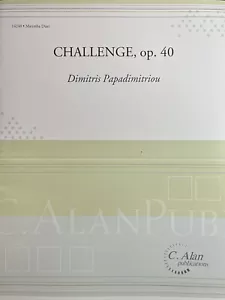 CHALLENGE Op. 40 for Marimba Duet - Picture 1 of 3