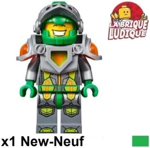 Lego Minifigure Nexo Knights Aaron Fox Green Silver Armor Nex025 NEW - Picture 1 of 1