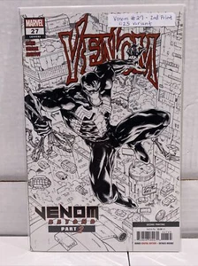 Venom #27 Ryan Stegman 2. Druck B&W Skizze 1:25 Variante Neuwertig - Bild 1 von 1