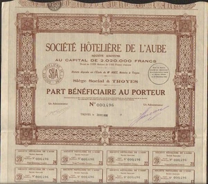 Société Hôtelière de l'AUBE (TROYES 10) (N) - Picture 1 of 1