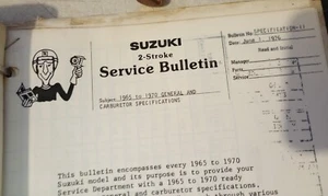 1975-1977 Suzuki Motorcycle Service Manual Assortment - Picture 1 of 10