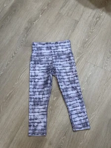 Athleta Women's Purple Elation Printed Capri Legging Size XS Petite - Picture 1 of 3