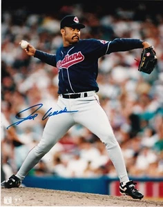 JOSE MESA CLEVELAND INDIANS ACTION SIGNED 8x10 - Picture 1 of 1