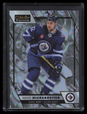 2023-24 O-Pee-Chee Platinum - Liquid Metal #74 Nino Niederreiter #/399 - Image 1 of 2