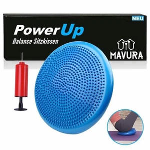 POWERUP Ballsitzkissen Luftkissen Sitzhilfe Sitzkissen Balance Kissen mit Pumpe - Bild 1 von 6
