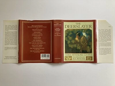 DUST JACKET for The Deerslayer by James Fenimore Cooper VERY GOOD - Image 1 of 3