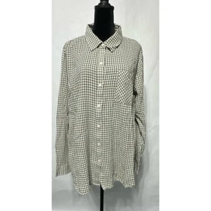 Camicia a quadri verde salvia marca Lucky taglia L nuova senza etichetta - Foto 1 di 6