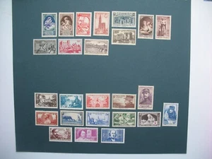 France 1939 -1941  N°440 à 450+451 à 469+470 à 475 neuf*/** C:242€  voir détails - Picture 1 of 3