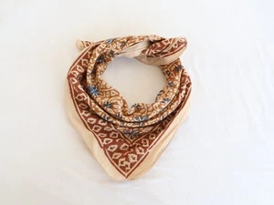 100% Organic Cotton Bandanas, Paisley Design Scarf Cotton Bandana Bandana Scarf - Picture 1 of 12