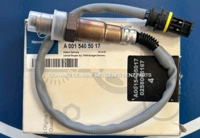 Mercedes Benz C55 AMG SLK320 S600 CL600 2001-2008 Oxygen Sensor 0015405017 - Image 1 of 3