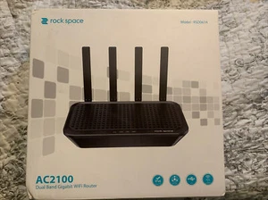 ROCK SPACE*WiFi Router AC2100 Router*Wireless Router*Dual-Band Smart WiFi Router - Picture 1 of 11