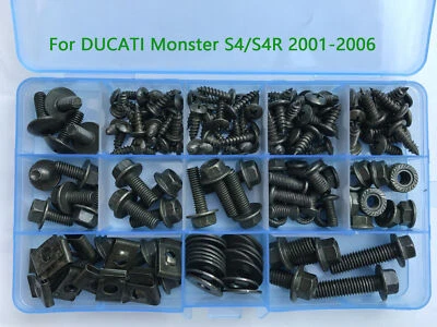 Kit de parafusos de carenagem porcas 2001-2006 F15 para DUCATI Monster S4/S4R - Imagem 1 de 4