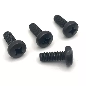 Tornillos de placa trasera para Acura - M6-1.0 x 16 mm - negro inoxidable (paquete de 4) - Imagen 1 de 3