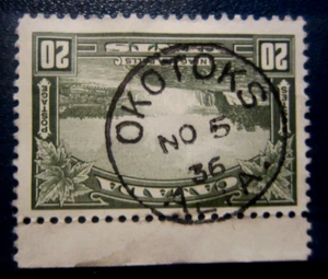 Canada #225 CDS Cancel Okotoks, AB {ebhs63} - Bild 1 von 1