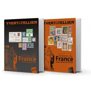 Catalogue de cotation timbres de France 2025 Yvert et Tellier en 2 tomes. - Bild 1 von 5