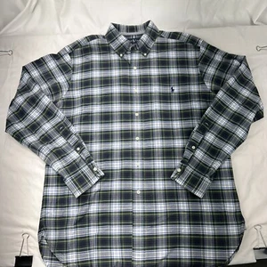 Ralph Lauren blau/grün kariertes Button-Down Hemd - Herren Größe L - Bild 1 von 8
