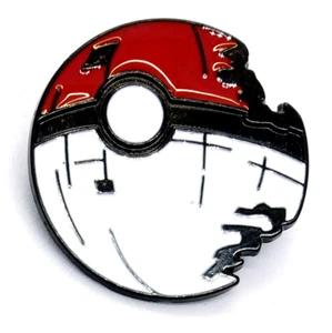 POKE-BALL DEATH STAR PIN Pokémon y Star Wars Broche Solapa Esmalte - Imagen 1 de 3