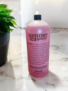 Philosophy Summer Tea Spritzer Shampoo, Gel, Bath. Jumbo 64oz Bottle Sealed - Picture 1 of 2