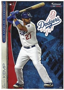 MATT KEMP LOS ANGELES LA DODGERS FATHEAD TRADEABLES REMOVABLE STICKER 2013 #68 - Picture 1 of 4