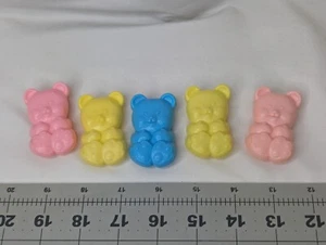 Lote de 5 pinceles vintage My Little Pony Bear rosa amarillo azul - Imagen 1 de 6