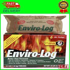Additional Fireplace Accessories Enviro-Log Firelogs for Indoor and Outdoor, 3 l